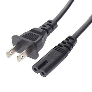 PS1/PS2/PS3/PS4/XBX/DC: AC POWER CABLE / FIGURE 8 (USED) - Click Image to Close